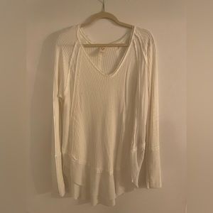 White Free People Top